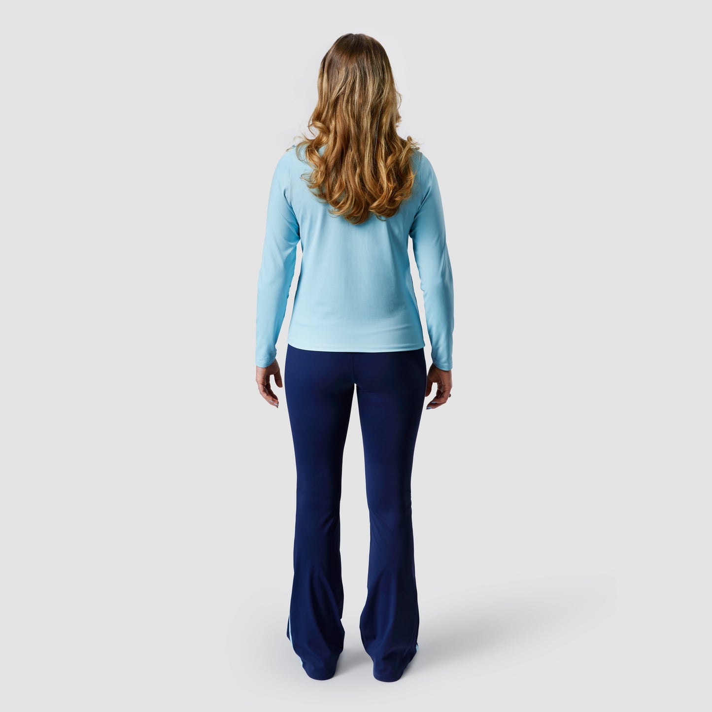 Longsleeve ruffled half zip