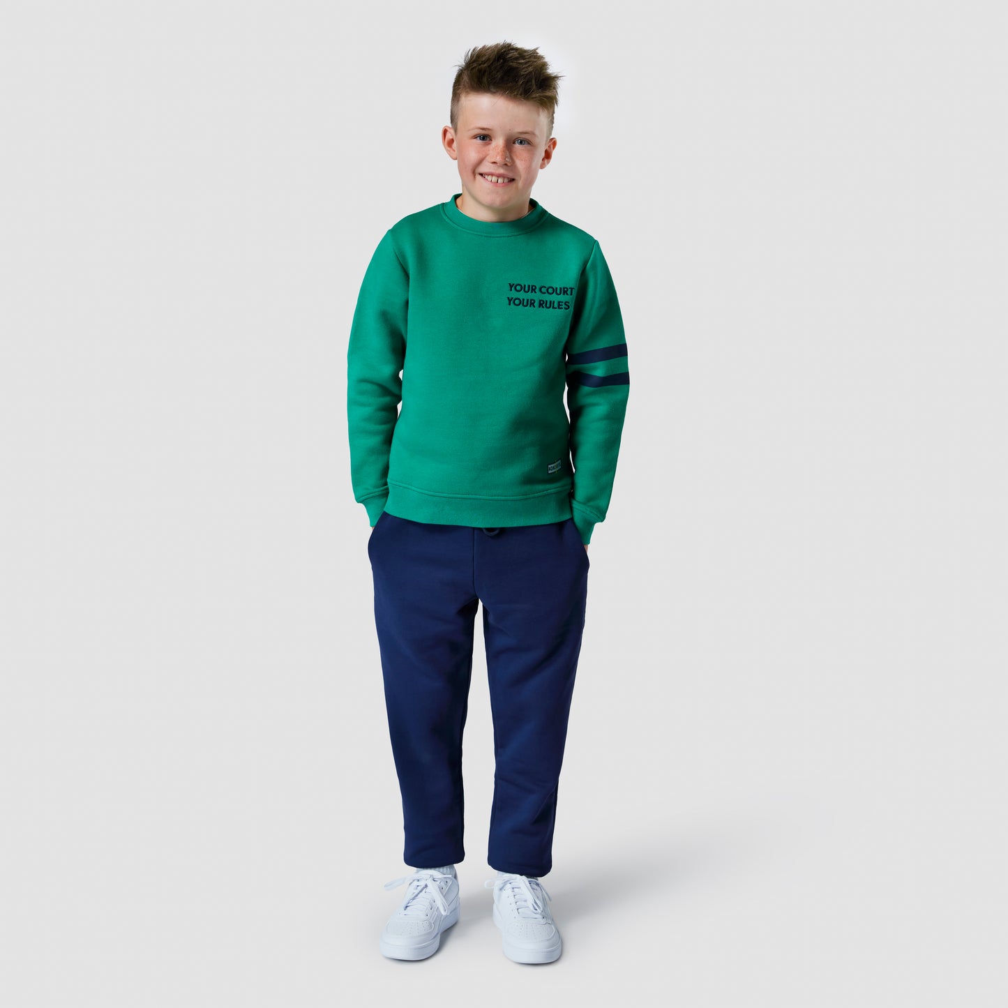 Sweatshirt fleece embroidered