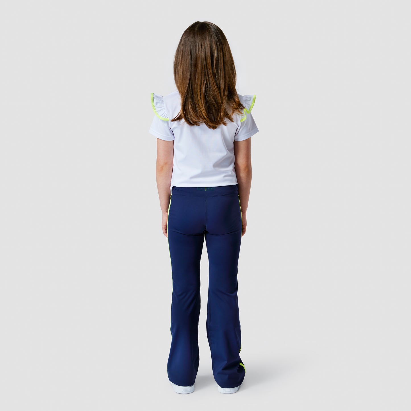 Tights flared side striped girls