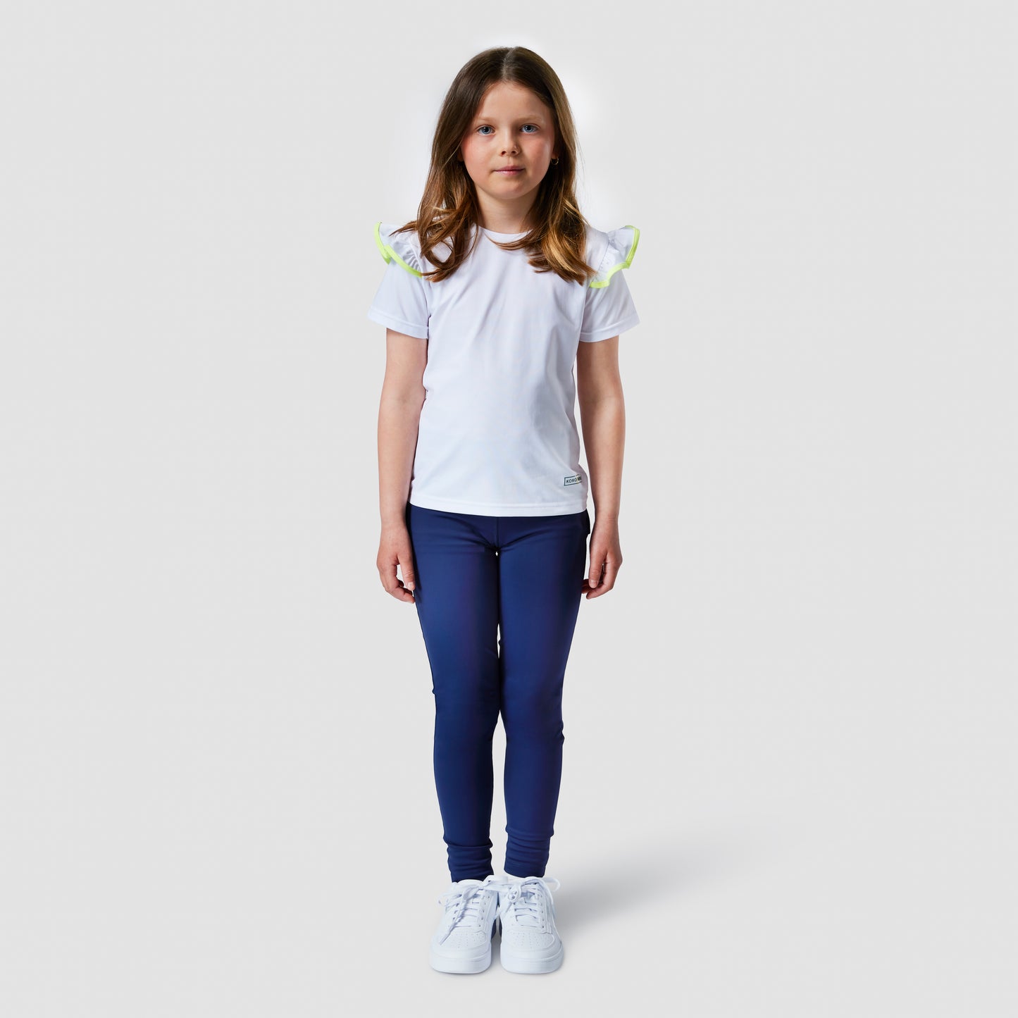 T-shirt ruffled sleeve