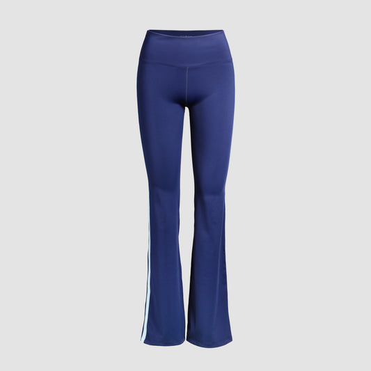 Tights flared side striped