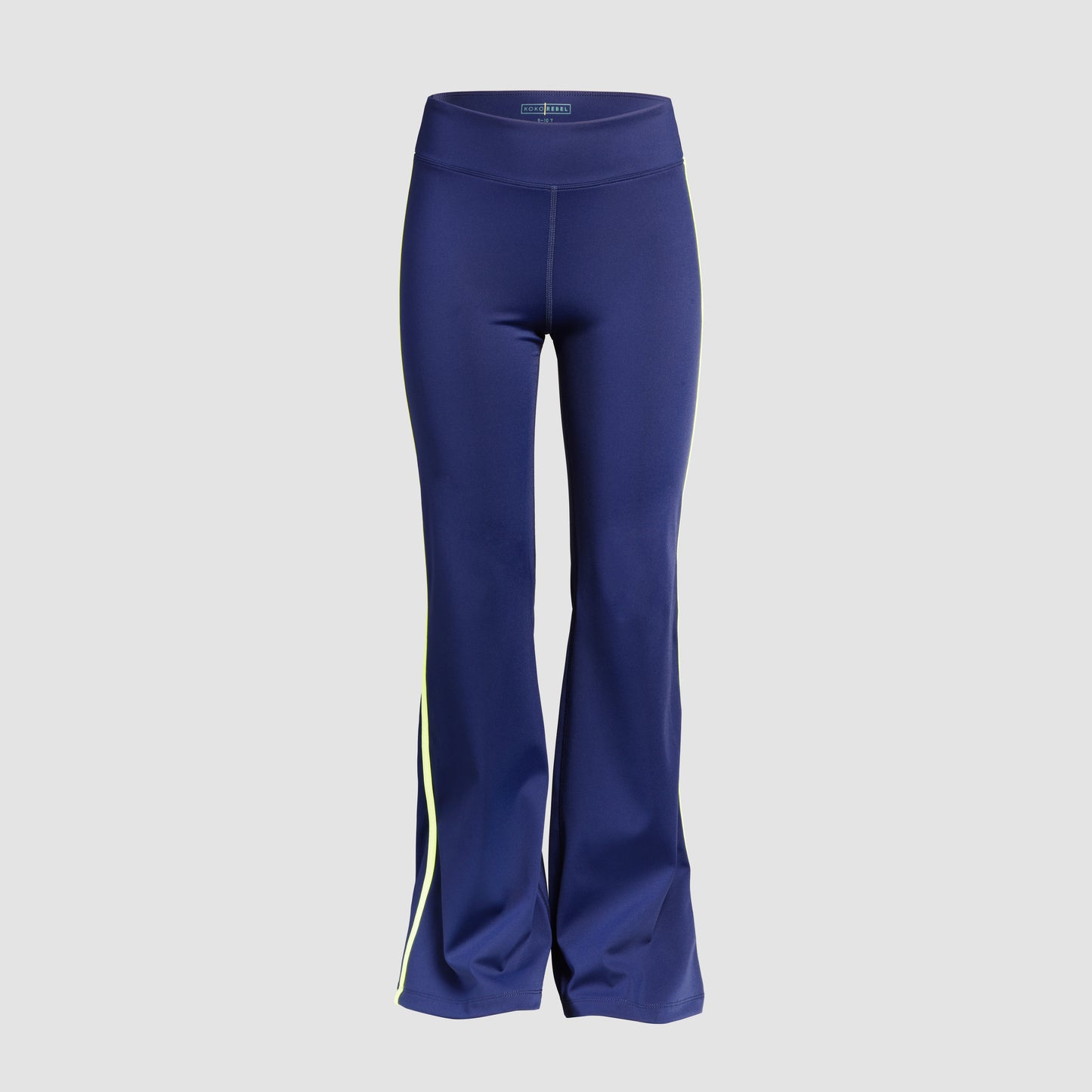 Tights flared side striped girls
