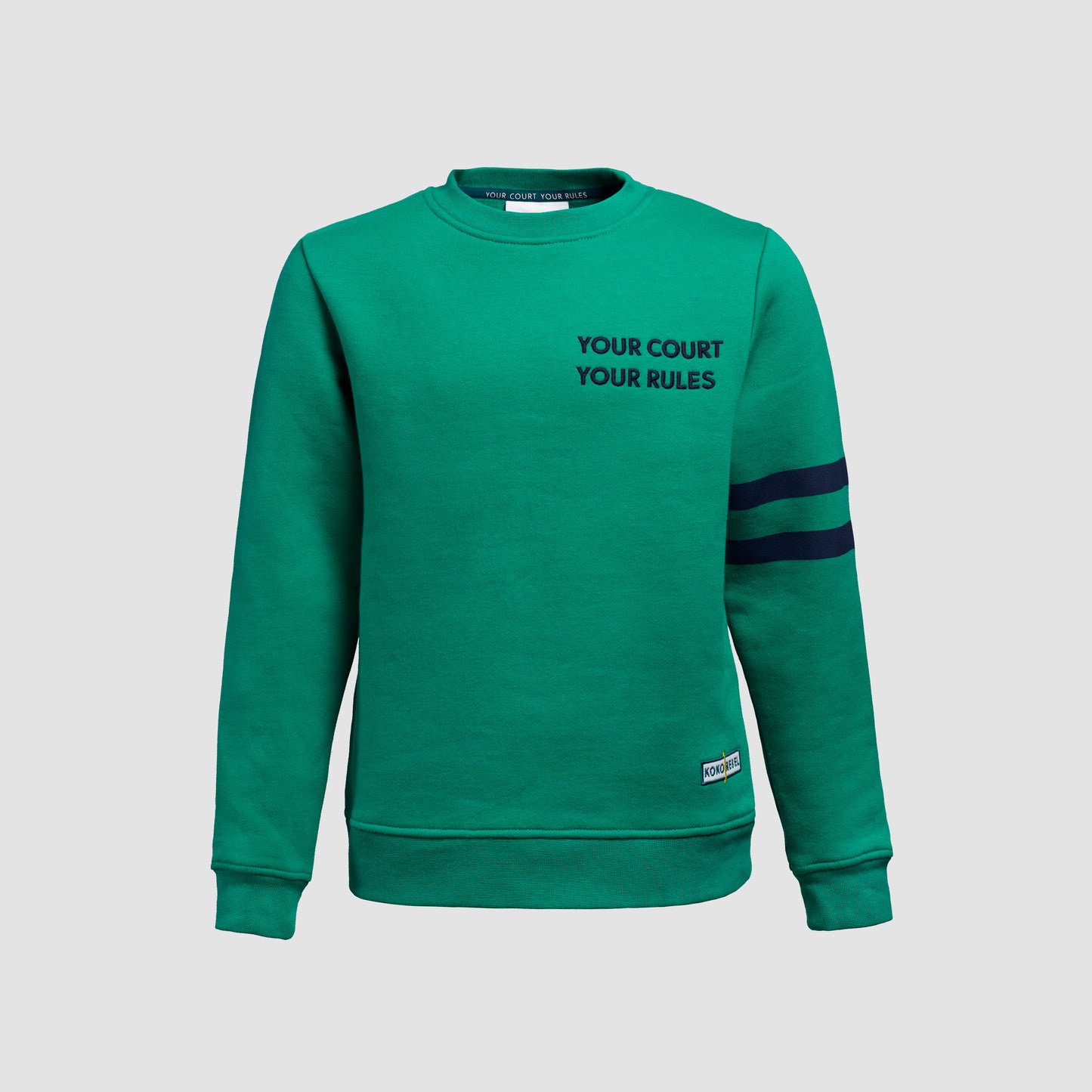Sweatshirt fleece embroidered