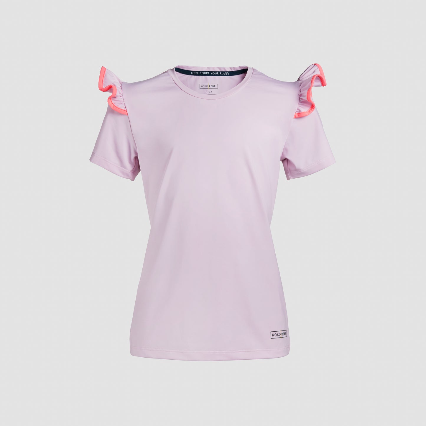 T-shirt ruffled sleeve